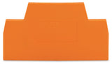 WAGO Abschl/Zwischenplatte rastb or Serie 281 281-341