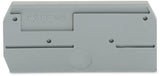 WAGO Abschl/Zwischenplatte rastb gr Serie 880 880-325