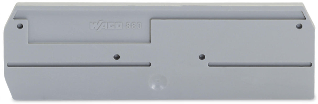 WAGO Abschl/Zwischenplatte rastb gr Serie 880 880-344