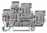WAGO Reihenklemme 0,08-2,5qmm 2Etagen bl Serie 870 870-109 2kl 16A TS35
