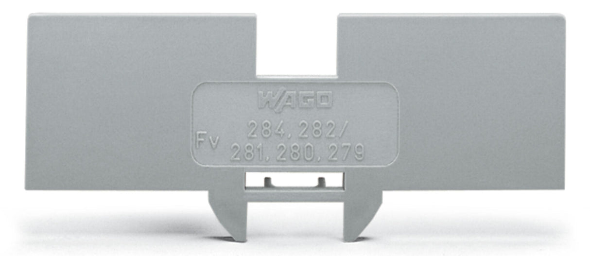 WAGO Abschlussplatte rastb or Serie 284 284-345