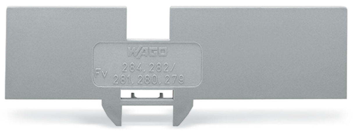 WAGO Abschlussplatte rastb or Serie 284 284-346