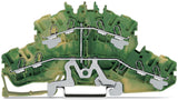 WAGO Schutzleiter-Reihenklemme 0,25-4qmm Serie 2002 2002-2407 gn/ge 1Etage TS35
