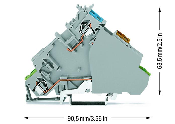 WAGO Initiator/Aktor-Klemme 2Etagen 20A Serie 280 280-577 0,08-2,5qmm