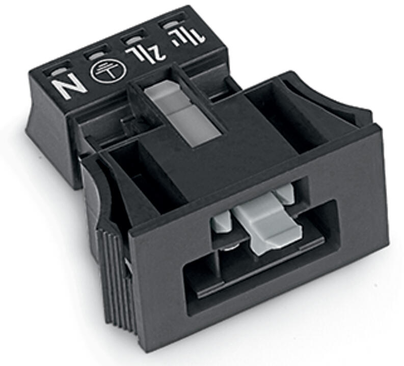 WAGO Gerätestecker 4p ger Snap/schraub Serie 890 890-714 Federzug 400V 16A hfr