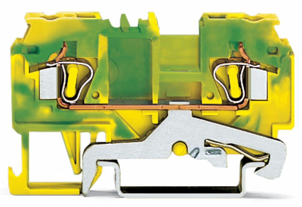 WAGO Schutzleiter-Reihenklemme 0,08-4qmm Serie 880 880-907 gn/ge 1Etage TS35