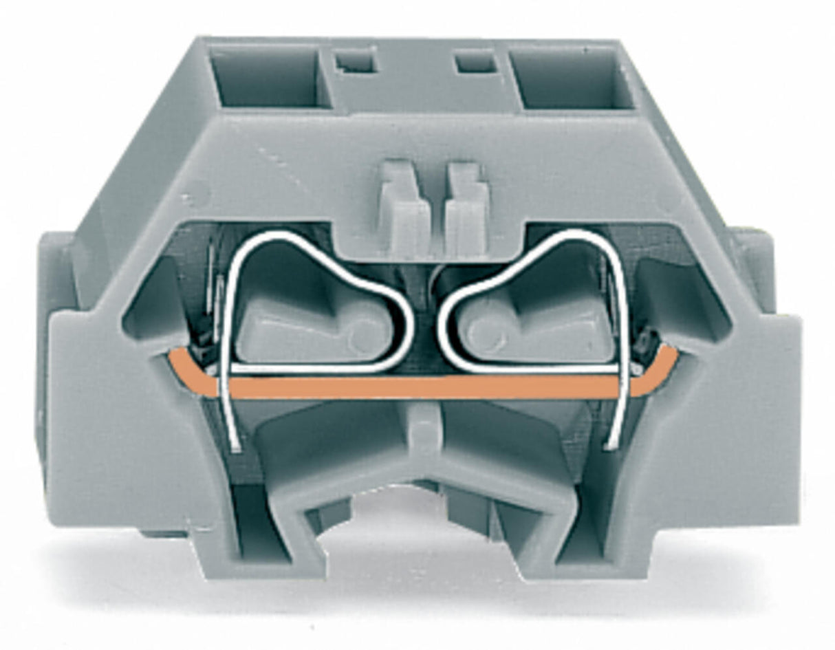 WAGO Klemmleiste 0,08-1,5qmm 18A 1p 8mm Serie 260 260-341 Thermopl gr Federzug