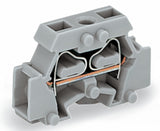 WAGO Klemmleiste 0,08-2,5qmm 24A 1p 6mm Serie 261 261-411 Thermopl gr Federzug