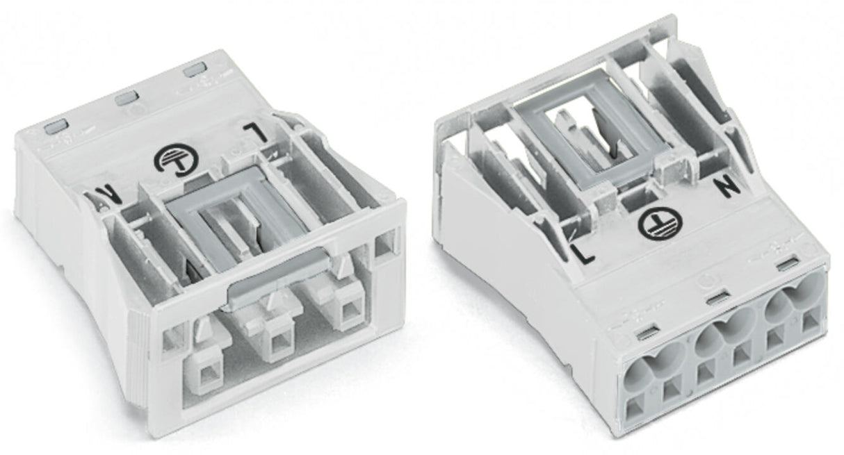 WAGO Gerätebuchse 3p ger Einb/steck 250V Serie 770 770-723/009-000 Federzug 25A