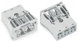 WAGO Gerätebuchse 3p ger Einb/steck 250V Serie 770 770-723/009-000 Federzug 25A