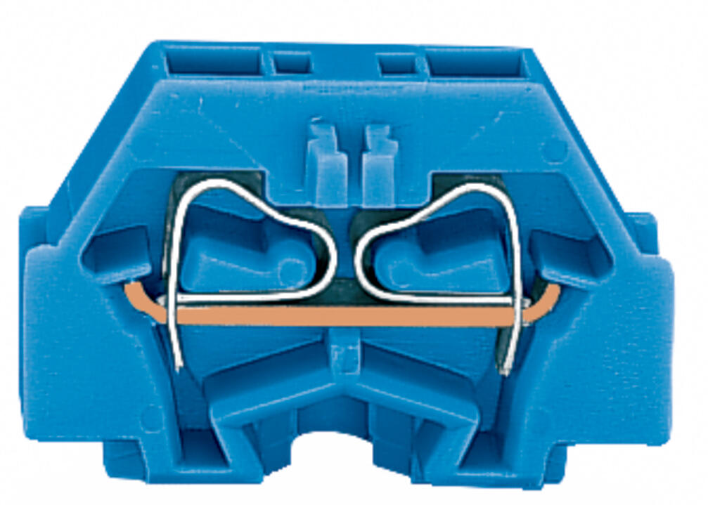 WAGO Klemmleiste 0,08-1,5qmm 18A 1p 5mm Serie 260 260-304 Thermopl bl Federzug
