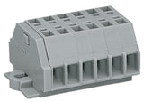 WAGO Klemmleiste 0,08-1,5qmm 18A 6p gr Serie 260 260-106 Thermopl 44,5mm