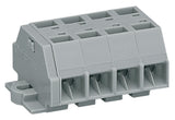 WAGO Klemmleiste 0,08-1,5qmm 18A 4p gr Serie 260 260-204 Thermopl 46,5mm