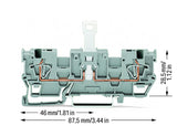 WAGO Trennreihenklemme gr 0,08-4qmm 32A Serie 769 769-242 1Etage