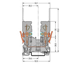 WAGO Reihenklemme qmm 1Etage 2kl bl 32A 769-156/000-006 TS35