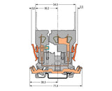 WAGO Reihenklemme 1Etage 2kl gr 32A TS35 Serie 769 769-221