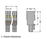 WAGO Verbindungsklemme 0,08-4qmm 32A 6p Serie 769 769-106/000-037 Thermopl 30mm