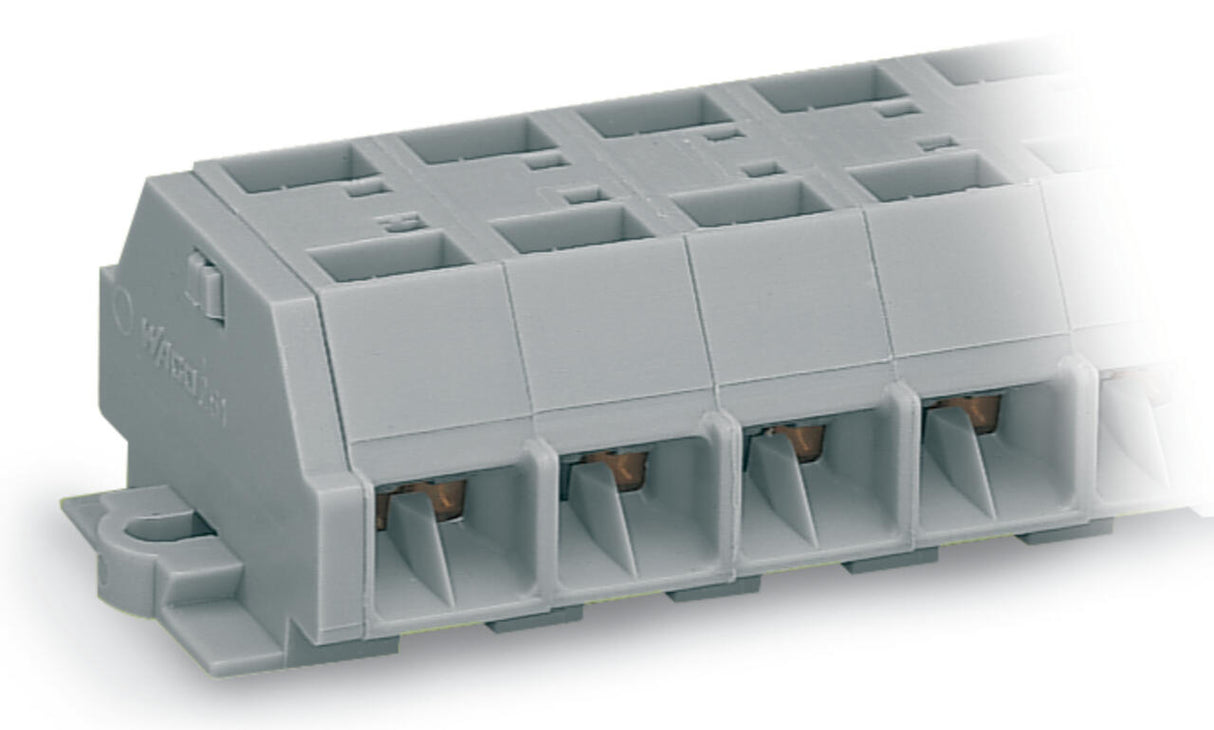 WAGO Klemmleiste 0,08-2,5qmm 24A 3p gr Serie 261 261-253 Thermopl 34,4mm