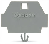 WAGO Abschlussplatte rastb gr Serie 260 260-371
