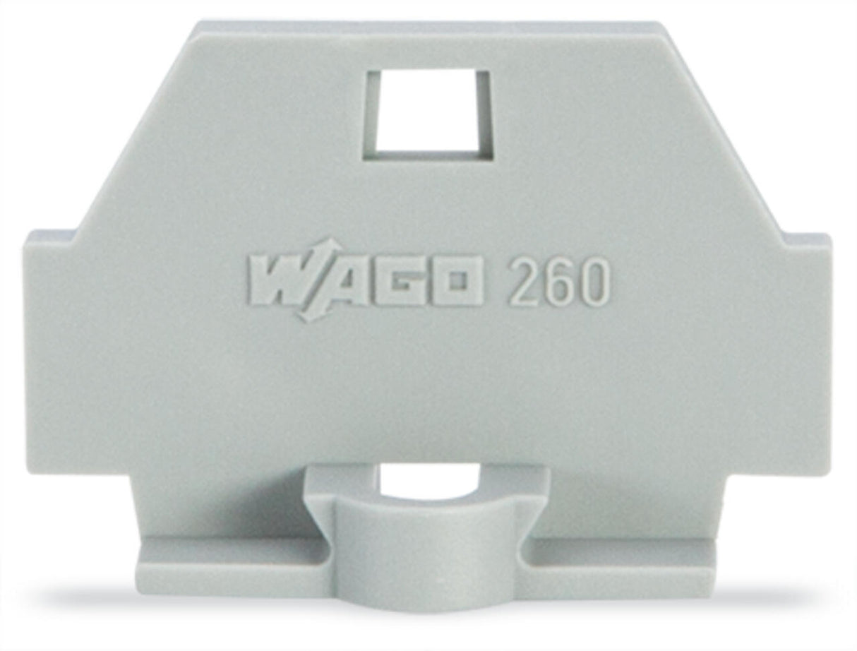 WAGO Abschlussplatte rastb gr Serie 260 260-361
