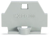 WAGO Abschlussplatte rastb gr Serie 260 260-361