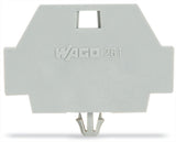 WAGO Abschlussplatte rastb gr Serie 261 261-371