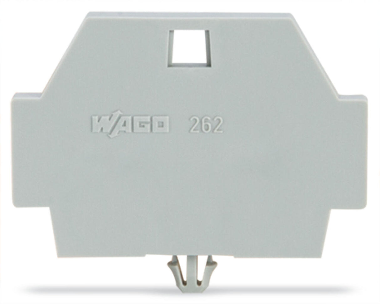WAGO Abschlussplatte rastb gr Serie 262 262-371