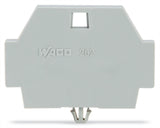 WAGO Abschlussplatte rastb gr Serie 262 262-371