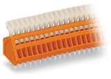 WAGO Printklemme 48f 1re or RM=2,54 Serie 233 233-548 Federzug/Löt 0,25qmm