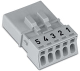 WAGO Steckverbinder Gebäude Stecker 5p Serie 890 890-255 Federzug 400V 16A