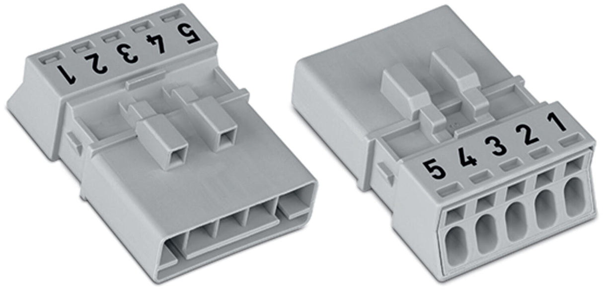 WAGO Steckverbinder Gebäude Stecker 5p Serie 890 890-255/062-000 Federzug 400V
