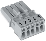 WAGO Steckverbinder Gebäude Buchse 5p Serie 890 890-245 Federzug 400V 16A