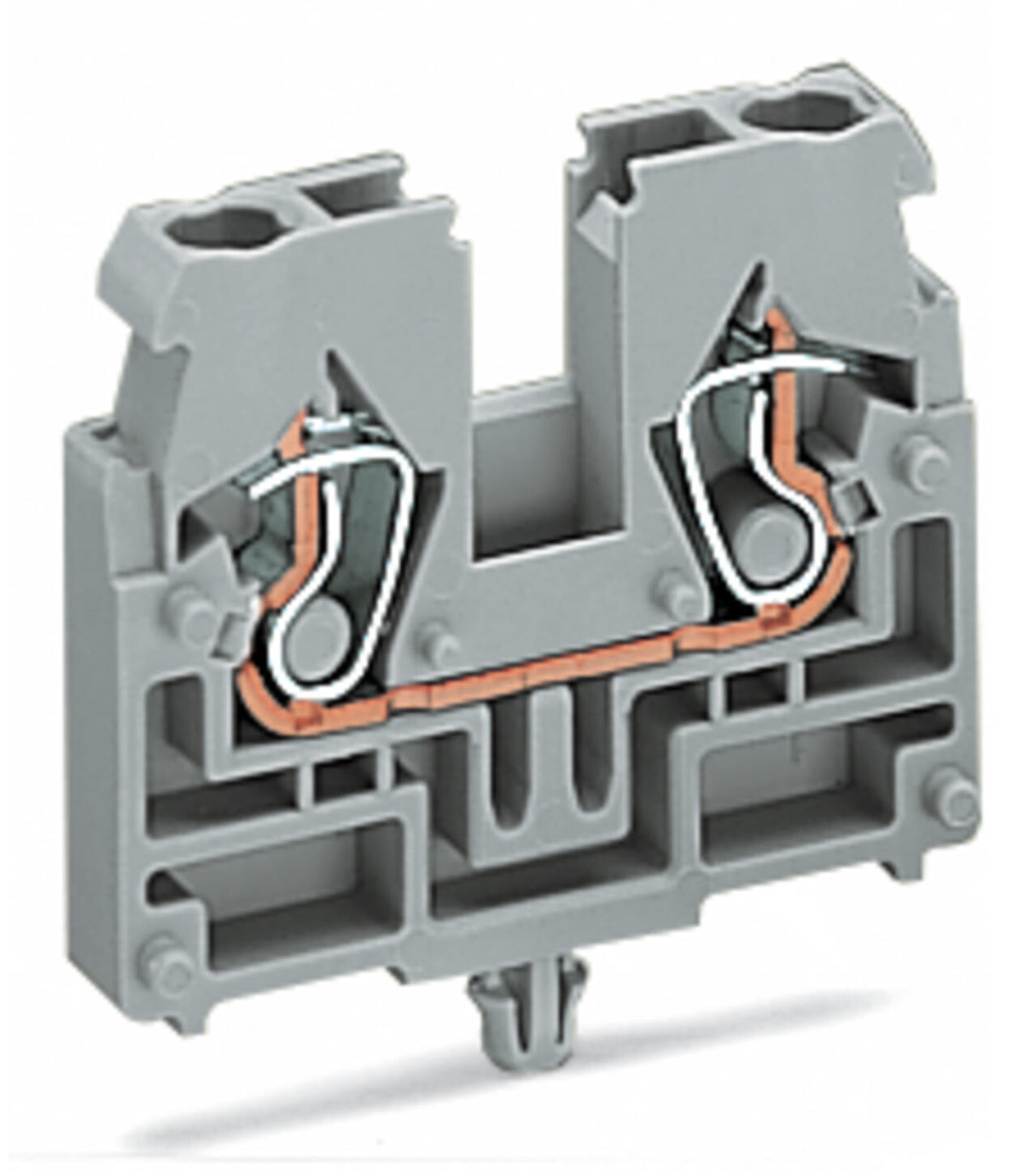 WAGO Klemmleiste 0,08-2,5qmm 24A 1p 5mm Serie 869 869-319 Thermopl lgr Federzug