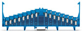 WAGO Reihenklemme 0,08-1,5qmm 8Etagen bl Serie 727 727-133/001-000 4kl 10A TS35