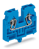 WAGO Klemmleiste 0,08-2,5qmm 24A 1p 5mm Serie 869 869-314 Thermopl bl Federzug