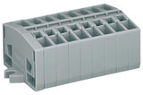 WAGO Klemmleiste 0,08-2,5qmm 24A 8p 64mm Serie 264 264-108 Thermopl gr Federzug