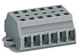 WAGO Klemmleiste 0,08-2,5qmm 24A 6p gr Serie 261 261-426/341-000 Thermopl
