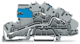 WAGO Installationsklemme 32A 0,25-4qmm Serie 2003 2003-7640 2pot gr Federzug