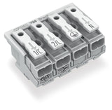 WAGO Klemmleiste 0,5-2,5qmm 24A 4p 40mm Serie 294 294-8024 Thermopl ws Federzug