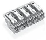 WAGO Klemmleiste 0,5-2,5qmm 24A 5p 50mm Serie 294 294-8035 Thermopl ws Federzug