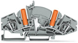 WAGO Reihenklemme 0,2-6qmm 1Etage 2kl gr Serie 282 282-841/049-000 30A TS35