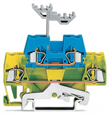 WAGO Reihenklemme 0,08-2,5qmm 2Etagen Serie 280 280-537 2kl bl/gn-ge 20A TS35
