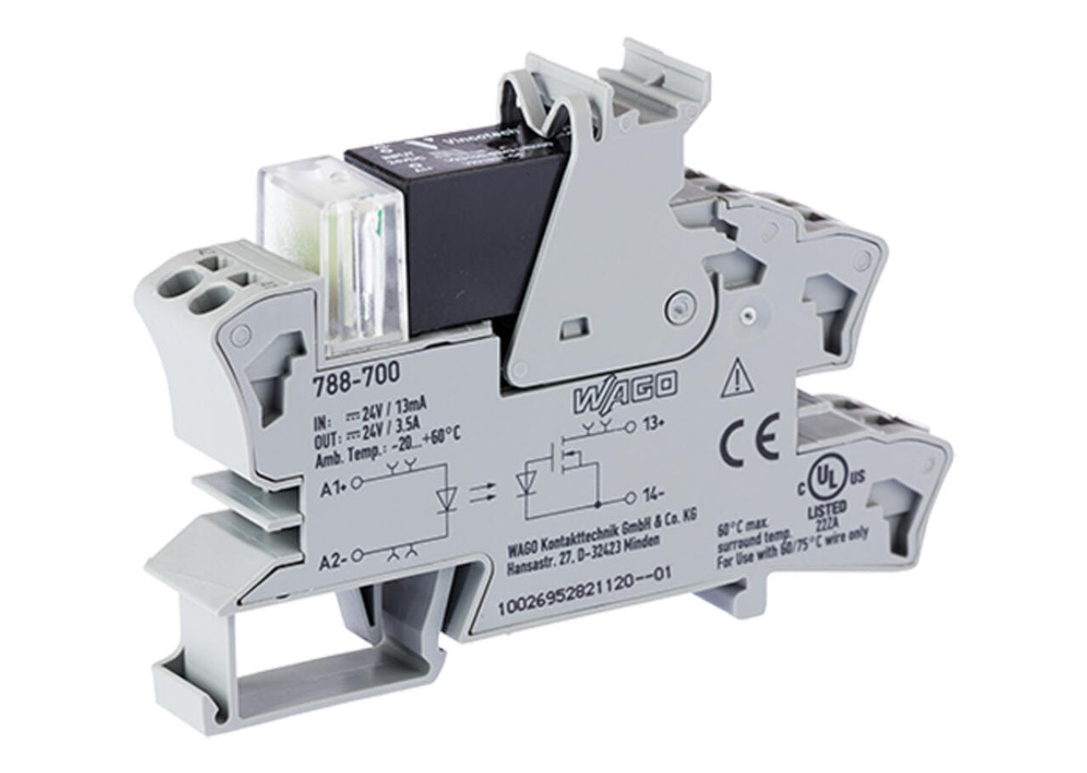 WAGO Optokoppler 24V 3,5A 0-24V elektr Serie 788 788-700