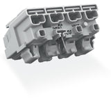 WAGO Klemmleiste 0,5-2,5qmm 24A 4p 40mm Serie 294 294-8124 Thermopl ws Federzug