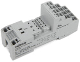 WAGO Relaissockel TS35 Federzug 5Pins Serie 858 858-100 31x39x97mm
