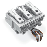 WAGO Klemmleiste 0,5-2,5qmm 24A 3p 30mm Serie 294 294-8213 Thermopl ws Federzug
