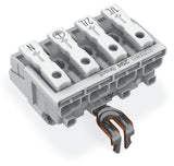WAGO Klemmleiste 0,5-2,5qmm 24A 4p 40mm Serie 294 294-8224 Thermopl ws Federzug