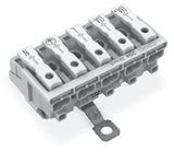 WAGO Klemmleiste 0,5-2,5qmm 24A 5p 50mm Serie 294 294-8435 Thermopl ws Federzug