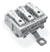 WAGO Klemmleiste 0,5-2,5qmm 24A 3p 30mm Serie 294 294-8413 Thermopl ws Federzug