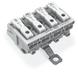 WAGO Klemmleiste 0,5-2,5qmm 24A 4p 40mm Serie 294 294-8424 Thermopl ws Federzug